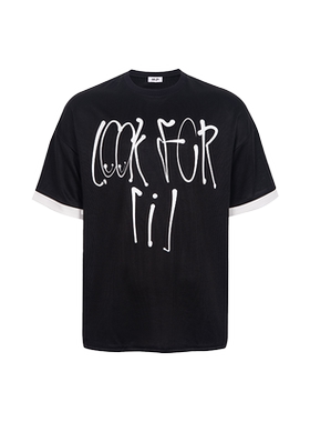 lablfe-01208万物生系列网眼宽松短袖复古字体logoT恤