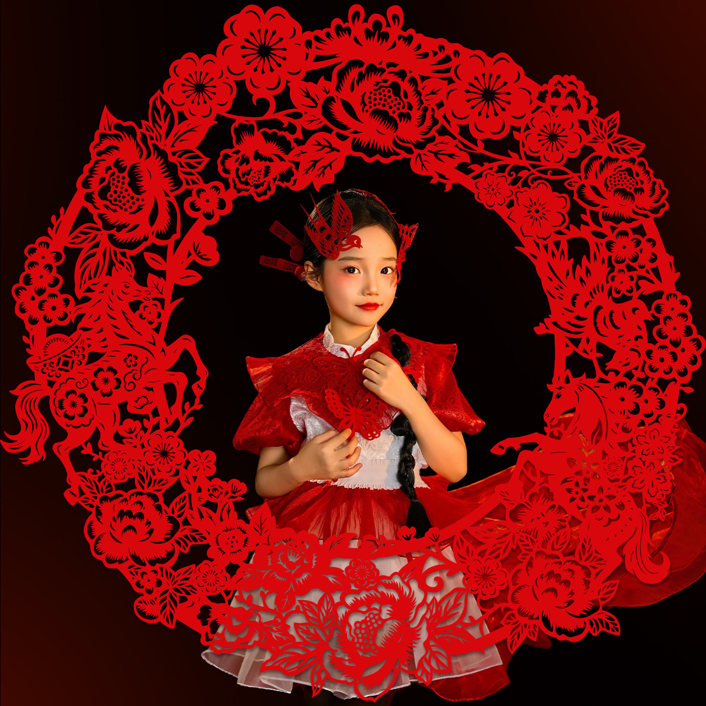 春节中式剪纸镂空福字贴马年过新年氛围装饰摄影儿童写真拍照道具,节庆用品/礼品,节日装扮用品,淘宝优惠券,粉丝福利购,淘宝优惠卷