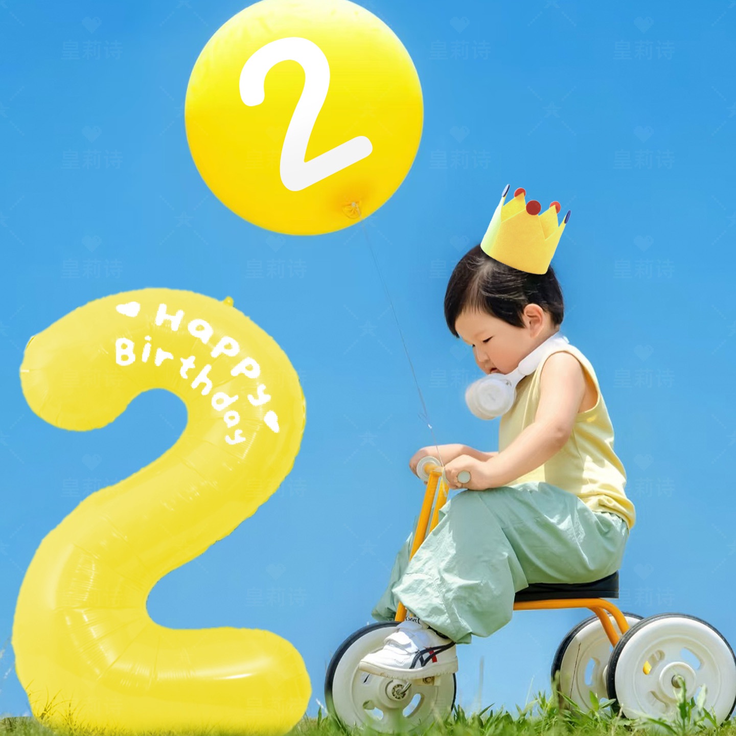 户外大气球36寸生日户外拍照道具