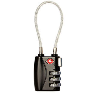 奥本钢缆挂锁密码 锁tsa出国旅行箱包背包锁柜门锁抽屉锁7608