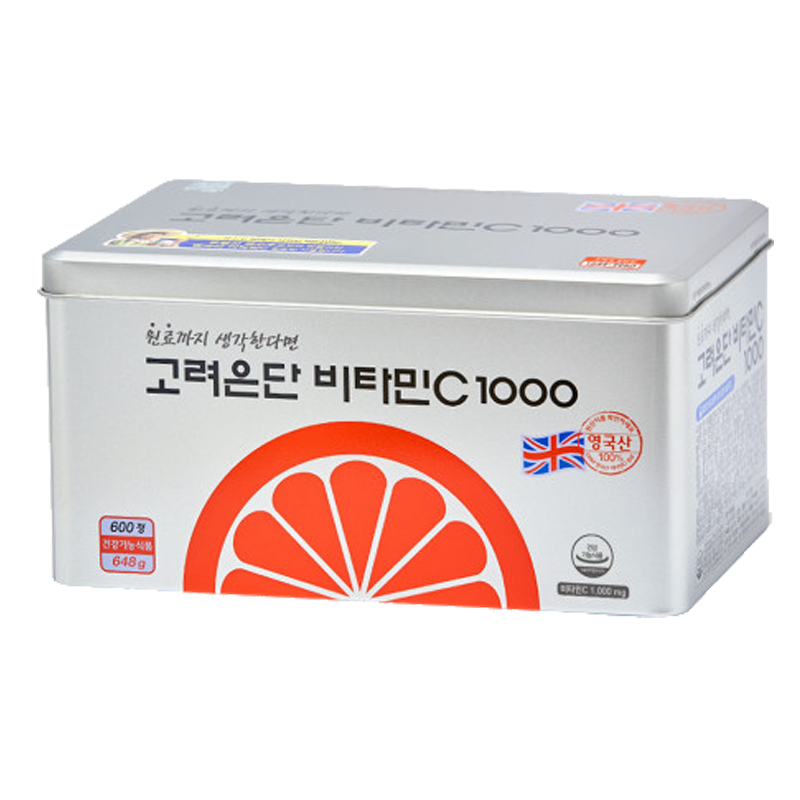 韩国直邮高丽银丹维生素C1000咀嚼片成人高含量增强抵抗600粒