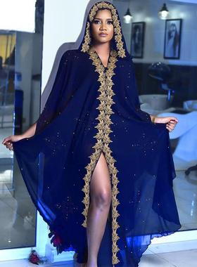dubai women kaftan djellaba dress robe kimono evening femme