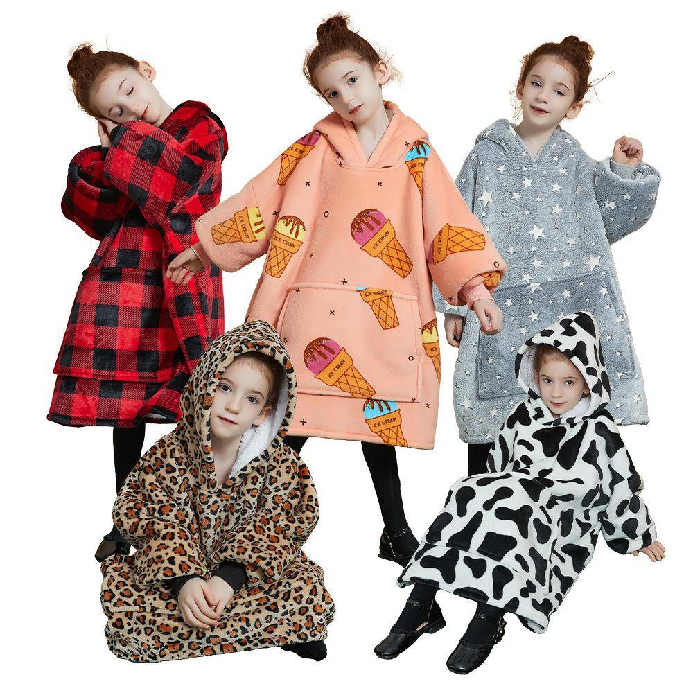 be hooded size lazy can sweatshirt fleece by large blanket