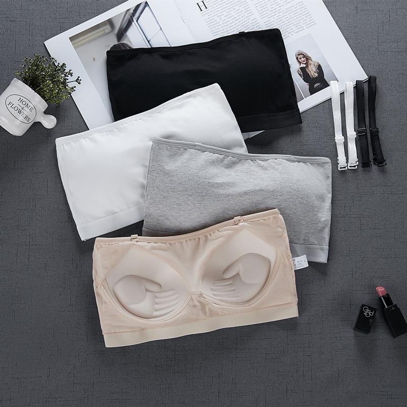 camisole bottoming versatile women for pads breast with