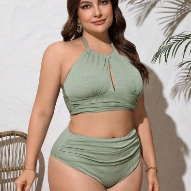 swimwear sexy size plus swimsuit size plus bikini neck