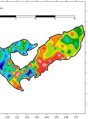 surfer代做等值线图物探化探异常图voxler三维反演瞬变电磁电阻率