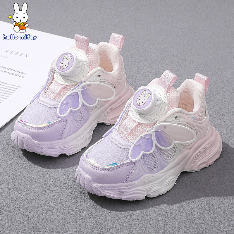 班纳米菲2026春季新款女童鞋网面透气小童运动鞋儿童春秋宝宝鞋子