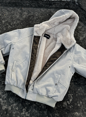 小柯XCOK【蛇年座山蟒2.0】冬季棉服连帽座山雕重帆布夹克外套k53