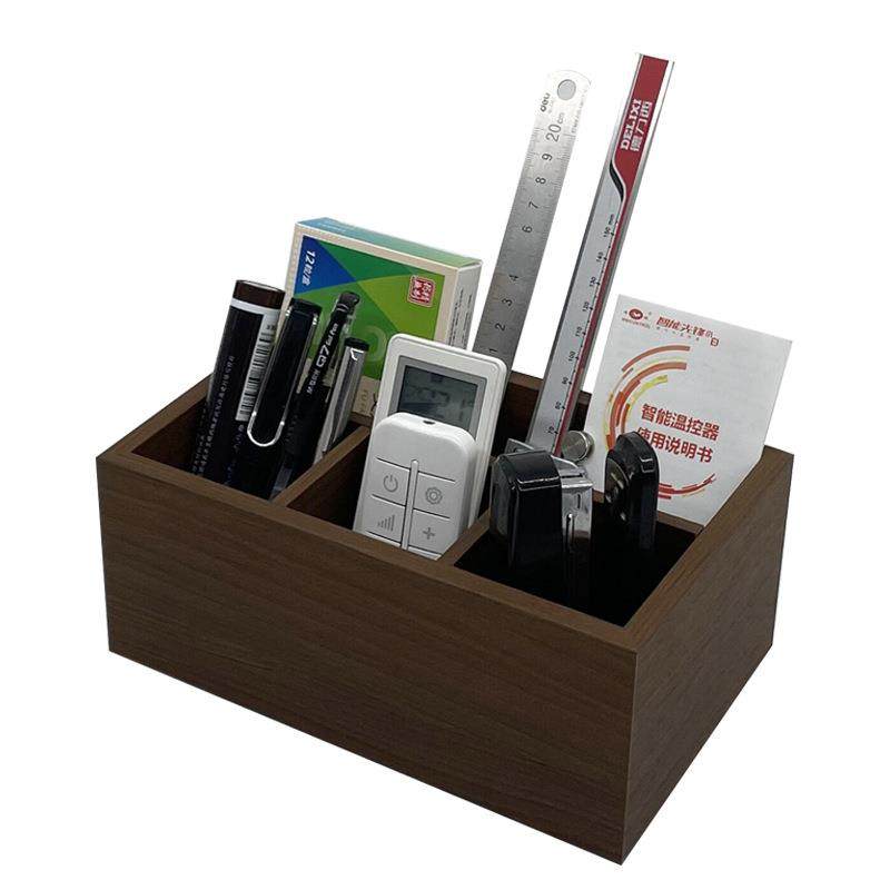 黑胡桃木质桌面多功能遥控器文具用品工具收纳整理盒,收纳整理,首饰盒,淘宝优惠券,粉丝福利购,淘宝优惠卷