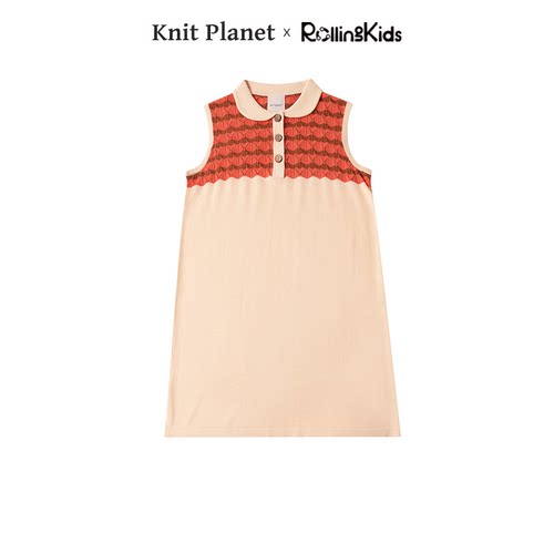 KnitPlanet女童连衣裙甜美