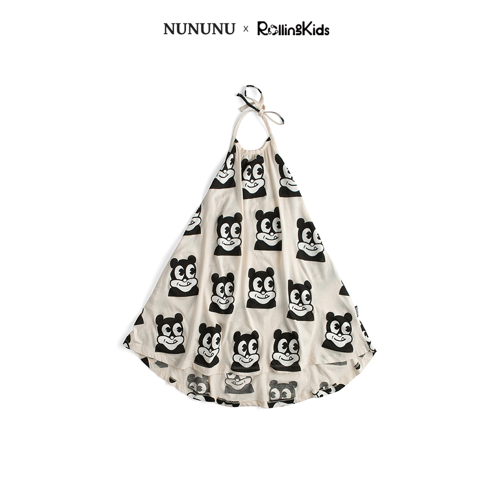 NUNUNU女童连衣裙气质纯棉