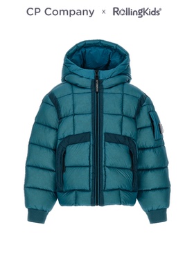 CP Company 儿童羽绒服男童连帽户外保暖外套上衣丨RollingKids