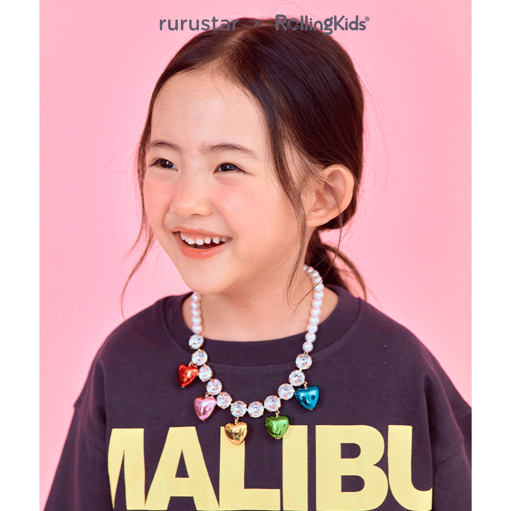 rurustar 儿童项链女童仿珍珠串珠首饰戒指女宝饰品丨RollingKids