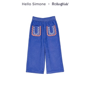 Hello Simone 儿童裤子男女童时尚百搭休闲裤子丨RollingKids