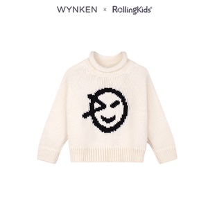WYNKEN 儿童毛衣男女童时尚百搭休闲套头针织衫丨RollingKids