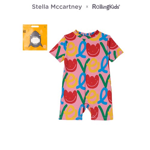 STELLA MCCARTNEY 婴幼儿童泳衣连体泳装彩色印花 丨RollingKids