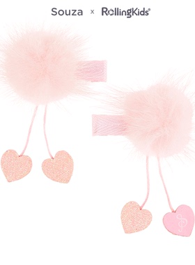 Souza 儿童蝴蝶结发夹女童时尚百搭发饰发夹饰品丨RollingKids