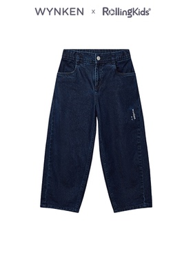 WYNKEN 儿童牛仔裤男女童时尚百搭休闲长裤丨RollingKids