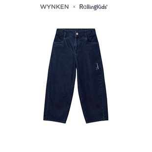 WYNKEN 儿童牛仔裤男女童时尚百搭休闲长裤丨RollingKids