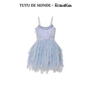 女童连衣裙浅蓝色公主网纱长裙 TUTU MONDE RollingKids