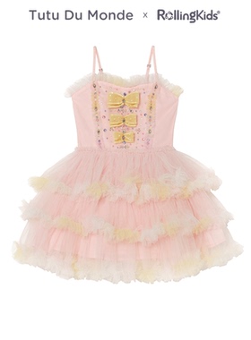 TUTU DU MONDE 女童吊带连衣裙儿童蓬蓬网纱蛋糕裙丨RollingKids