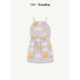 新款 T.A.O 女童吊带连衣裙透气短裙夏季 RollingKids