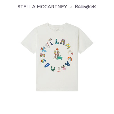 STELLA MCCARTNEY 儿童短袖T恤男女童休闲百搭上衣丨RollingKids