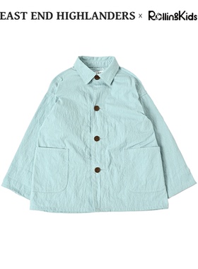 East End Highlanders 儿童衬衫浅蓝色长袖衬衣丨RollingKids