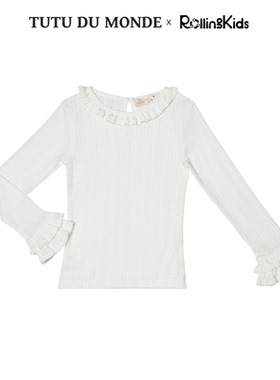 TUTU DU MONDE 儿童长袖T恤白色上衣丨RollingKids