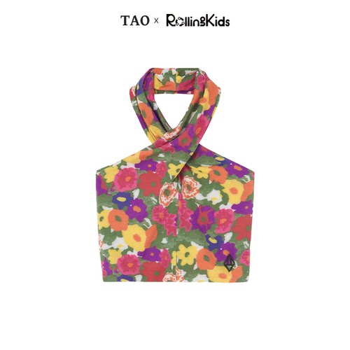 T.A.O 女童彩色挂脖上衣设计感时尚丨RollingKids