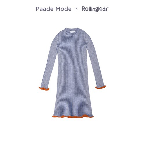 Paade Mode 女童欧美复古长袖连衣裙丨RollingKids