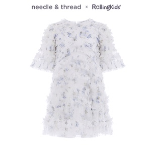 女童网纱连衣裙甜美气质显瘦裙 thread RollingKids needle