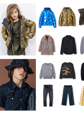 Finger in the nose 儿童长袖衬衫半身长裙丨RollingKids