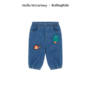 子宽松时尚 长裤 MCCARTNEY 子 RollingKids 儿童休闲牛仔裤 STELLA