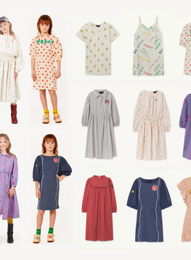 RollingKids丨TAO 儿童连衣裙素雅女童短袖裙品质亲子 现货