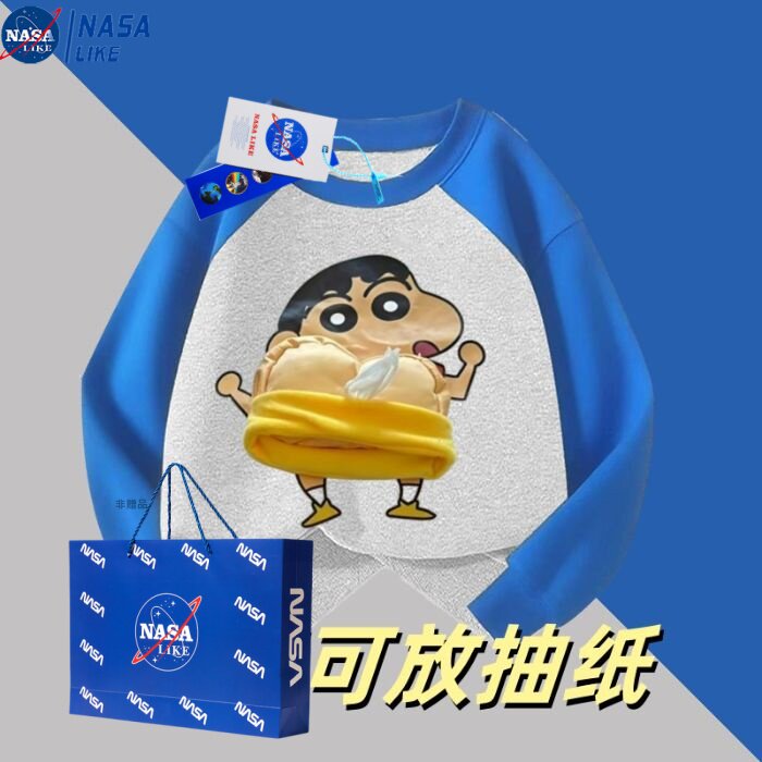 NASA男童卫衣秋装2025新款