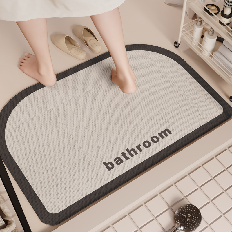 卫生间门口吸水地垫浴室防滑硅胶垫厕所洗手台家用加厚速干脚垫子