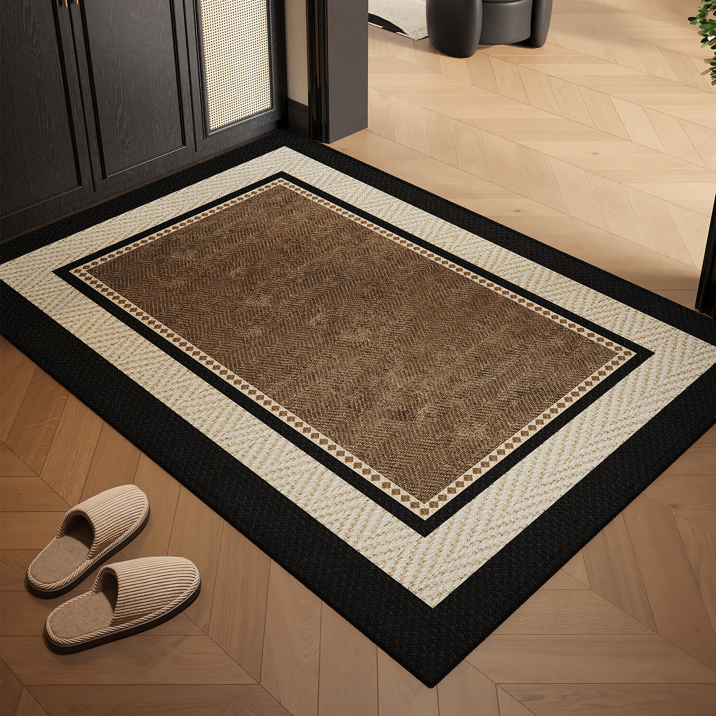 入户门地垫弥娆圈绒脚垫自由裁剪