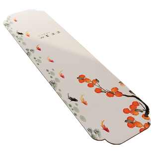 新中式茶桌垫布茶台桌旗布艺长条禅意高端茶几垫桌布免洗防水防油