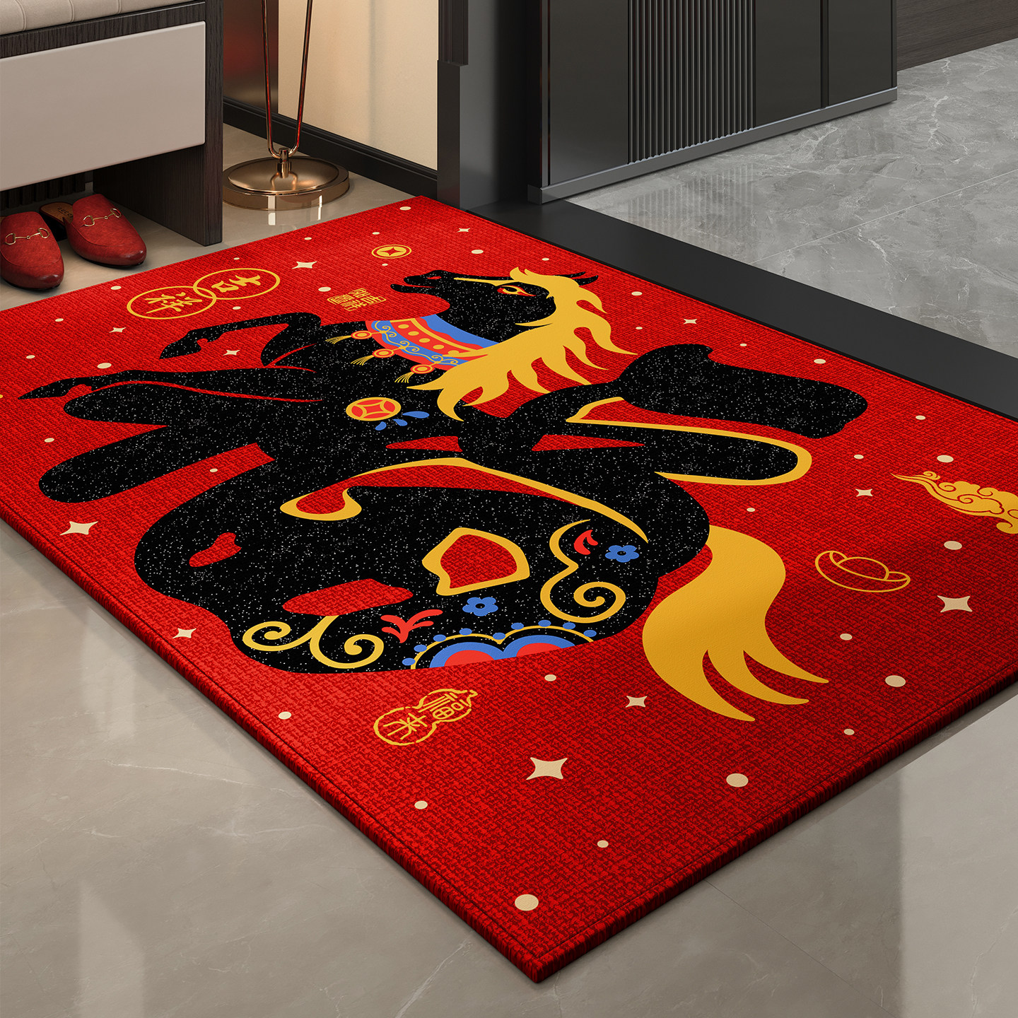 马年新款入户门地垫玄关门口室外地毯家用脚垫进门耐脏防滑垫门垫,居家布艺,入户地垫,淘宝优惠券,粉丝福利购,淘宝优惠卷