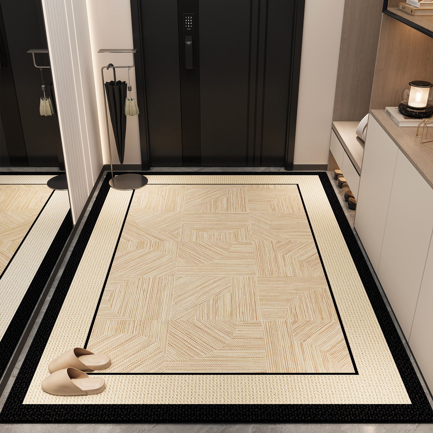 中古风入户门地垫进门地毯高级门口垫子家用门垫轻奢玄关客厅脚垫,居家布艺,入户地垫,淘宝优惠券,粉丝福利购,淘宝优惠卷