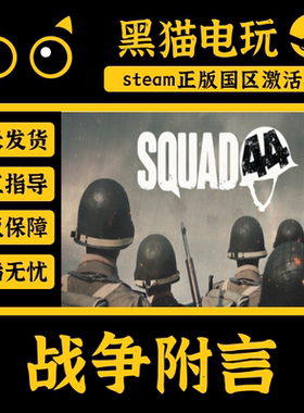 steam 正版国区CDKey 战争附言 Squad 44 激活码 PC端入库 现货