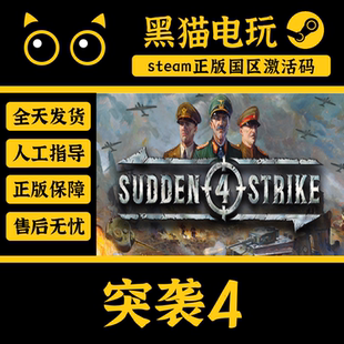 steam 正版 国区 突袭4 Sudden Strike 4 CDKey 激活码 PC端CDKEY