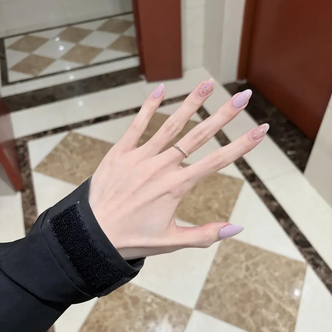 2026手工定制穿戴甲美甲成品跳色光疗显白春季夏季孕妇假指甲贴片