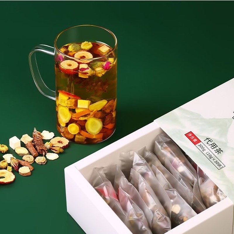 减肥茶刮油茶去湿气排油清热去火蒲公英夏枯草茶甘草玫瑰花葛根茯苓陈皮山楂养生茶桑叶茶包正品熬夜后饮用缓解疲劳补养分