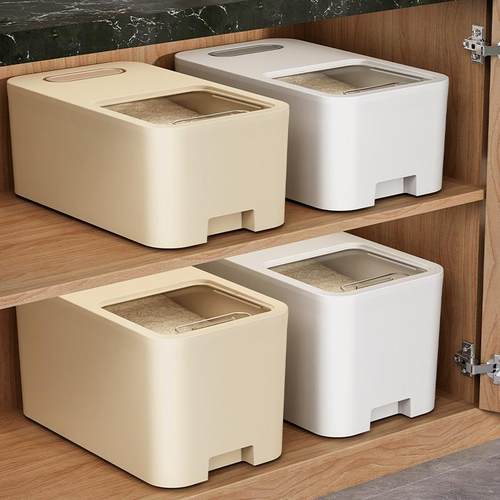 米桶储存罐家用防虫防潮密抽屉式米缸米箱厨房大容量推拉式米桶