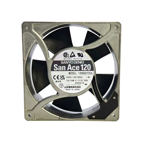 San Ace120三洋 109S072UL  230V 金属铝框散热风扇散热风机12038