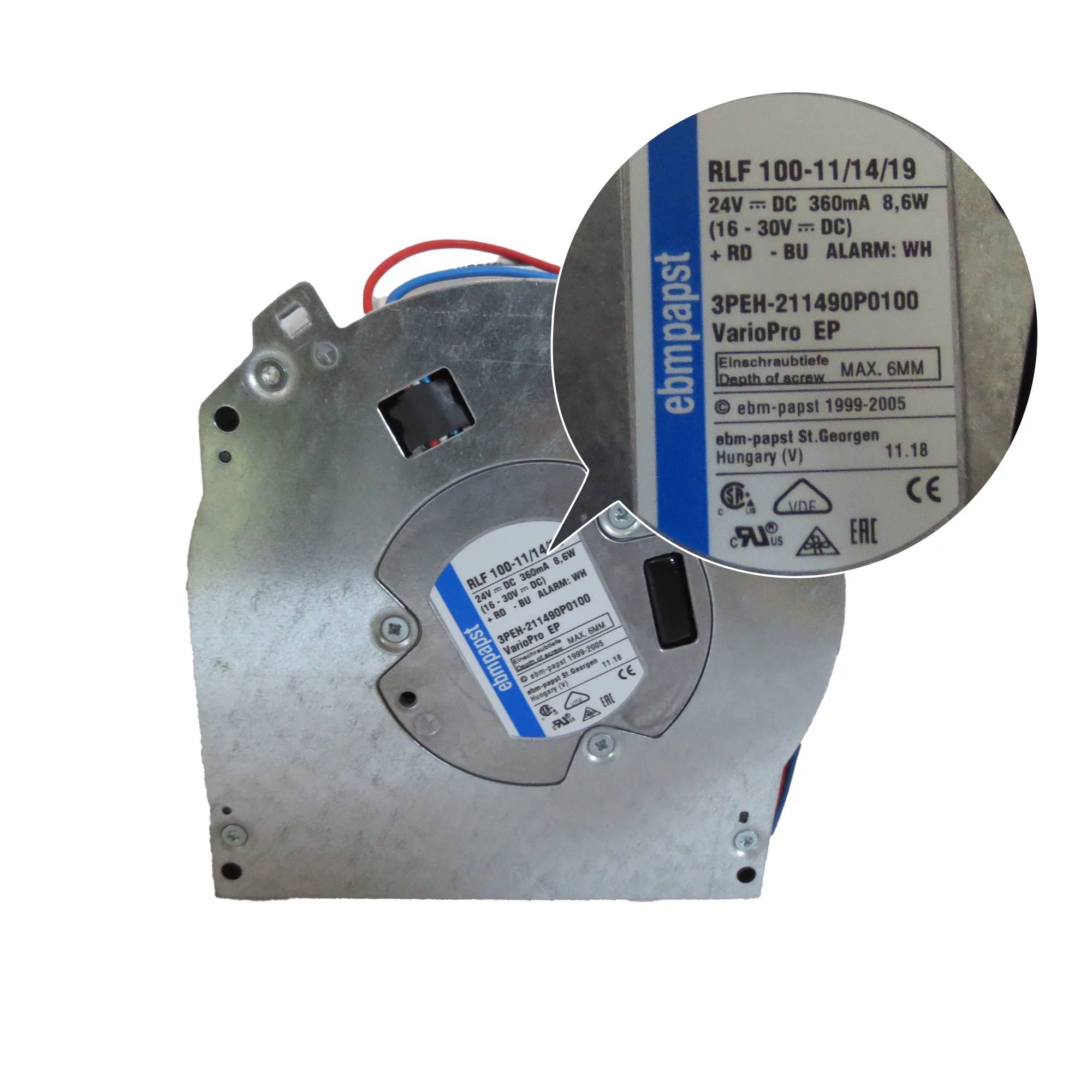 ebm德国 RLF100-11散热器/风扇