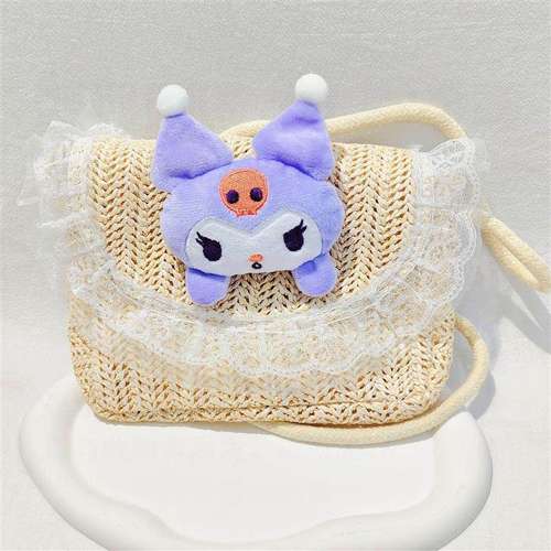 套装可爱手机包女童手拎包斜挎礼盒毛呢单肩玩具苏菲亚迷你艾莎公