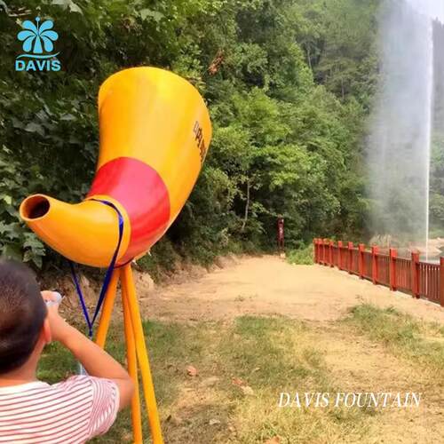 呐喷喷泉景区网红打卡声控感应景引流互241动泉水工程定制数控喷